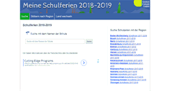 Desktop Screenshot of de.myschoolholidays.com