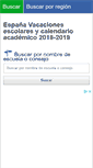 Mobile Screenshot of es.myschoolholidays.com